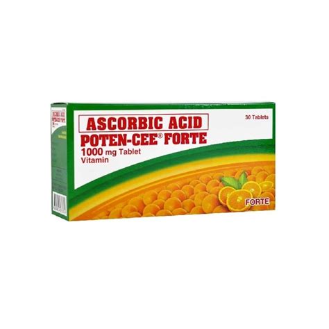 Potencee Ascorbic Acid 1000mg Forte Tablet 30 Tablets Watsons Philippines