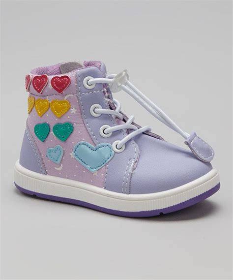 Look At This Oomphies Purple Hearts Avery Hi Top Sneaker On Zulily