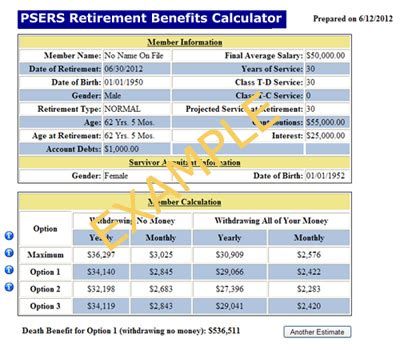 Retirement Calculator