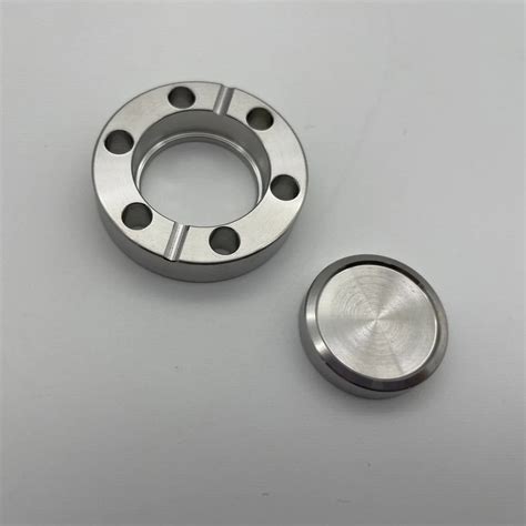 Uhv System Stainless Steel CF Bored Flange Vacuum Fitting Rotatable