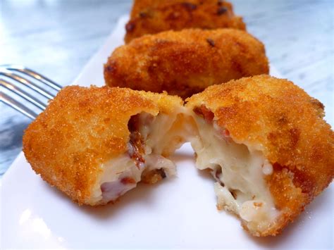 Chantarelle And Iberico Ham Croquettes Croquetas De Senderuelas Y