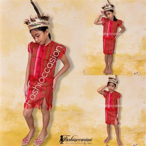 Best Igorot Girl Costume Set With Headdress For Buwan Ng Wika Lazada Ph