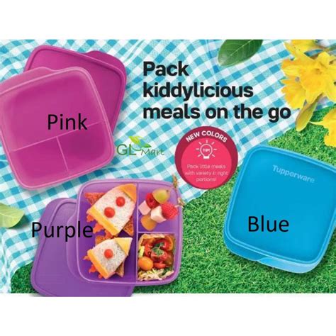 2103 Lollitup Tupperware Bento Box Tupperware Lunch Box Shopee