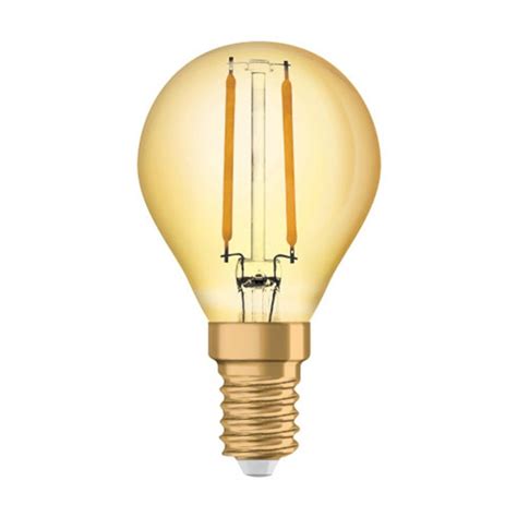 Lampadina Led E Sferico Ambrato Luce Calda W Lm Equiv