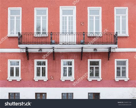 Vintage Architecture Red Brick Facade Building Stock Photo 769051192 ...