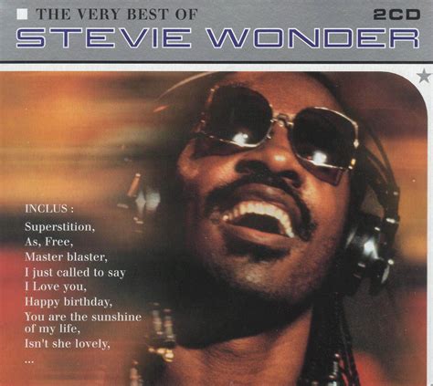 Caratula Frontal De Stevie Wonder The Very Best Of Stevie Wonder