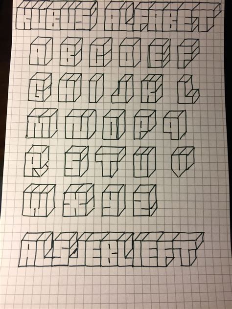 Letras En 3d Para Dibujar Abecedario 15 Images Result Logddco