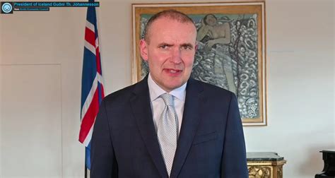 Greetings from the president of Iceland Guðni Th. Jóhannesson - Arctic ...