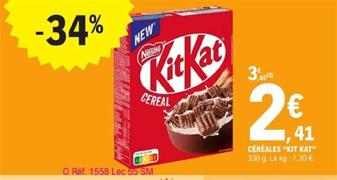 Promo CÉrÉales Kit Kat Chez Eleclerc