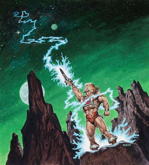 Masters Of The Universe He Man Transformation From The Sky By Earl