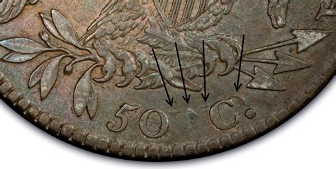 C C Uni Regular Strike Capped Bust Half Dollar Pcgs Coinfacts