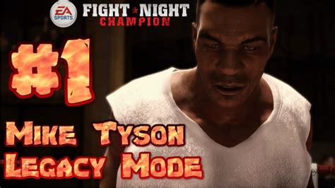 Iron Mike Mike Tyson Fight Night Champion Legacy Mode Part 1 Fight