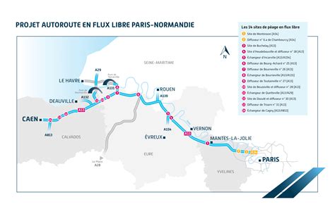 Fin des péages sur lA13 et lA14 le chantier débute