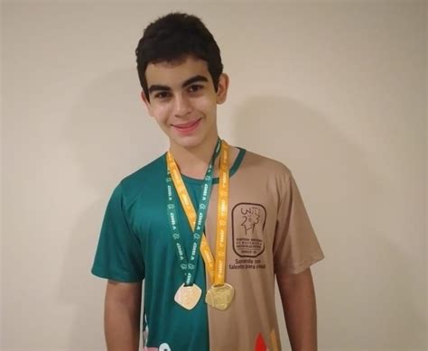 Superdotado Caio Temponi Recebe Segunda Medalha De Ouro Consecutiva Da