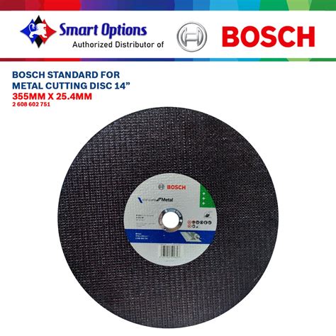 Bosch Standard For Metal Cutting Disc Mmx Mm Shopee Philippines