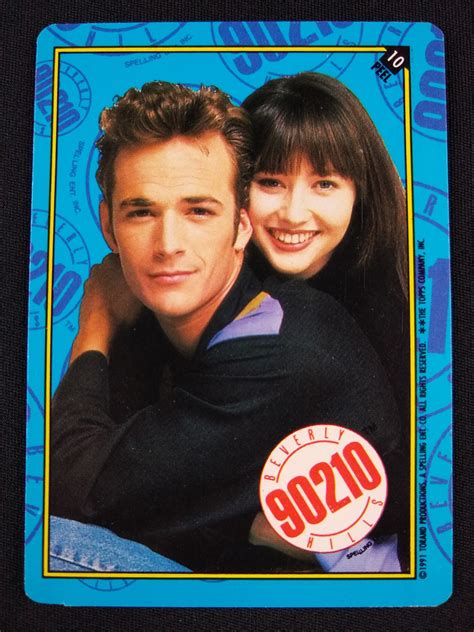 Beverly Hills 90210 (Topps 1991 Sticker #10): Dylan and Brenda – Cyborg One