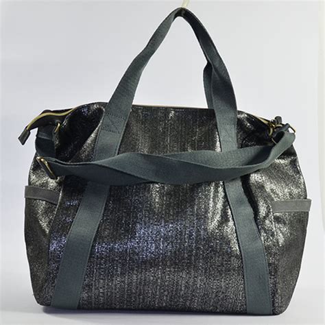 Mila Louise Nicoli EP7 Grand Cabas Et Sac Week End Gris