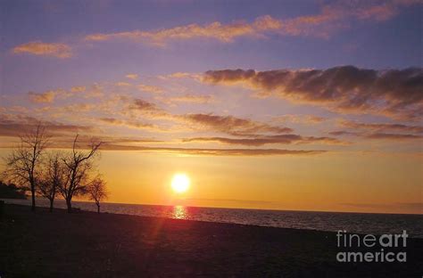 Sunset At Lake Ontario Photograph by Sean Crisci - Fine Art America