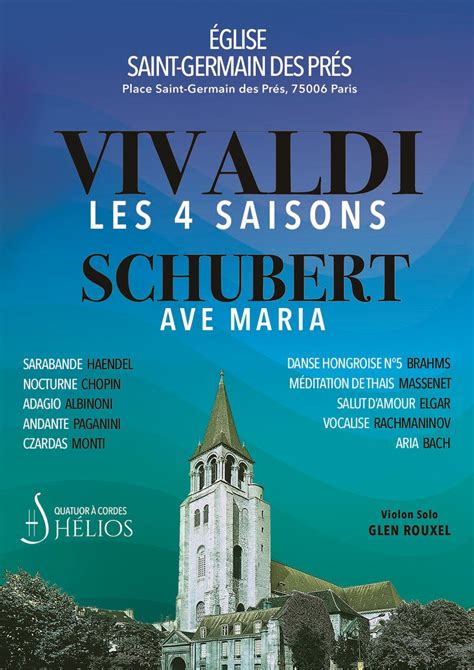 Les 4 Saisons de Vivaldi Ave Maria et Célèbres Adagios Eglise Saint