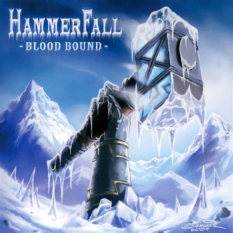 Car Tula Frontal De Hammerfall Blood Bound Cd Single Portada