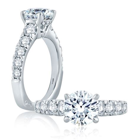 A Jaffe Karat Signature Engagement Ring Mes Classic Engagement