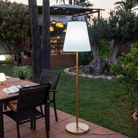 Lola Slim Lampadaire D Ext Rieur Led Solaire Rechargeable Avec