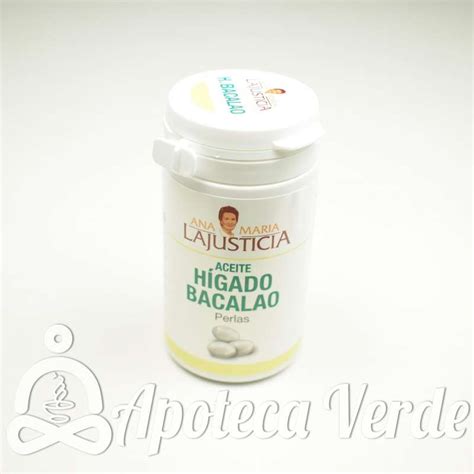 Comprar Aceite de Hígado de Bacalao de Ana Maria LaJusticia 90 perlas