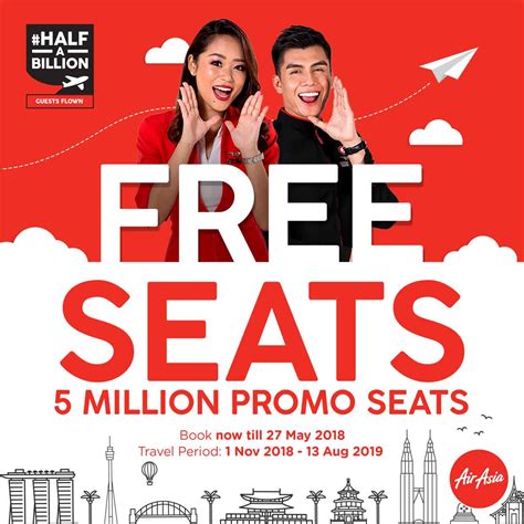 Grab Million Promo Seats With Airasiafreeseats Campaign