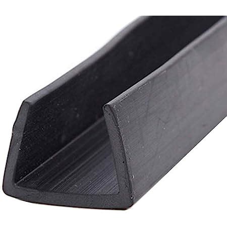 GOONSDS Rubber Edge Trim Flexible U Channel Rubber Edge Protector For