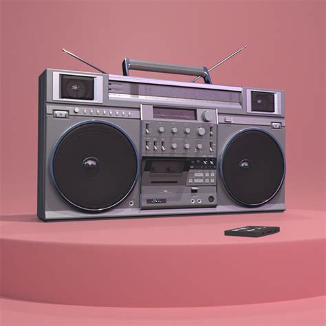 Boombox Cgtrader