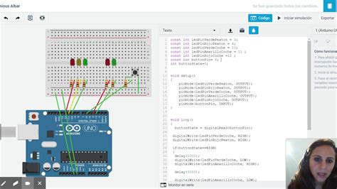 Simulador Arduino con Tinkercad Programación Semáforo YouTube