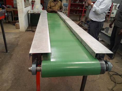 Mild Steel Industrial Belt Conveyors Capacity 50 100 Kg Per Feet At Rs 12000piece In Salem