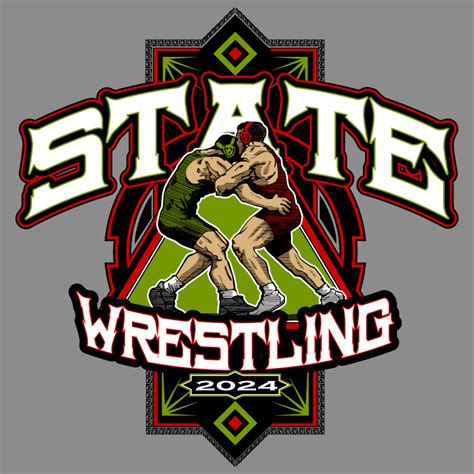 Wrestling Design State Tournament | Shirt Design Template