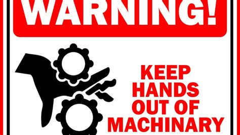 Machinery Safety sign - Free Printable Signs