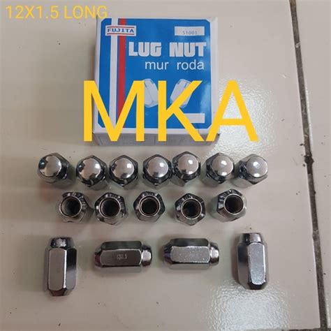 Jual NUT RACING LONG MUR BAUT RODA PANJANG 12X1 5 KUNCI 21 Di Lapak