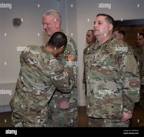 U S Army Brig Gen Maurice O Barnett Left Commanding General Of