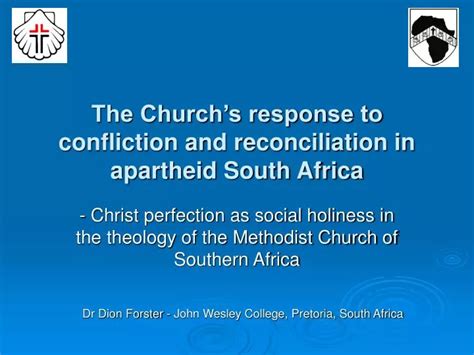 Ppt The Churchs Response To Confliction And Reconciliation In