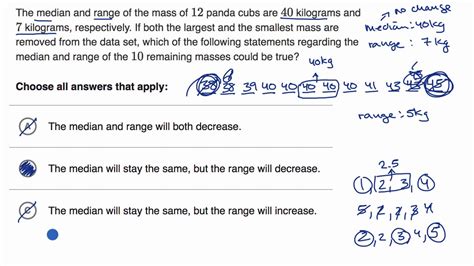 Center And Spread Worked Example Praxis Core Math Khan Academy