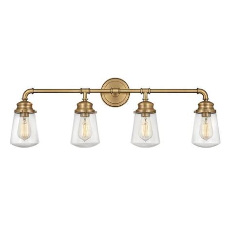 HINKLEY Fritz 33 75 In 4 Light Heritage Brass Vanity Light 5034HB