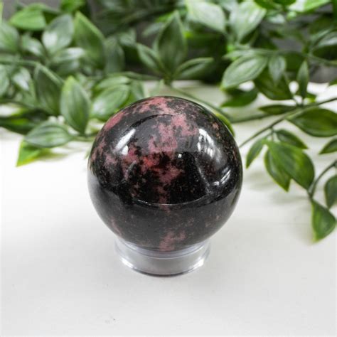 Rhodonite Sphere Medium - The Crystal Council