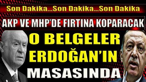 Akp Ve Mhp Ye F Rt Nay Haberi Canl Yay Nda Verdi Sarayda Eyvah Eyvah