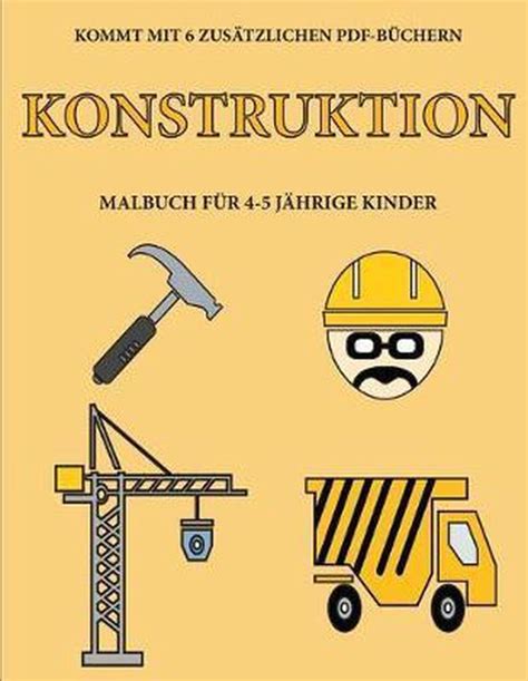 Malbuch Fur Jahrige Kinder Konstruktion Geert Muller