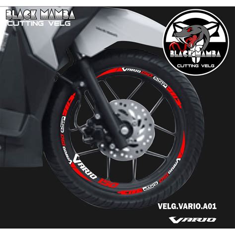 Jual COD CUTTING STICKER VELG VARIO STIKER LIS LIST VARIASI BAN