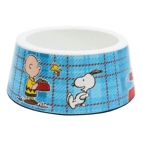 Comedouro Para Cachorro Melamina Snoopy Charlie Brown Ml Ml