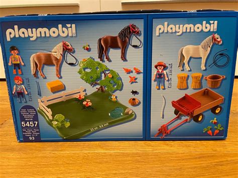 Playmobil 5457 Jubiläums Kompakt Set Ponykoppel mit Ponywagen eBay