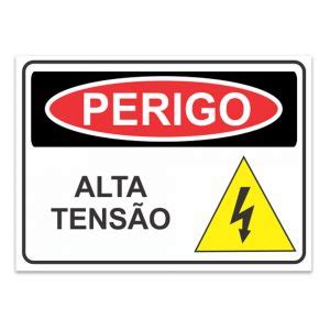 Adesivo Perigo Alta Tens O Cm Sinalplast Placas De Sinaliza O