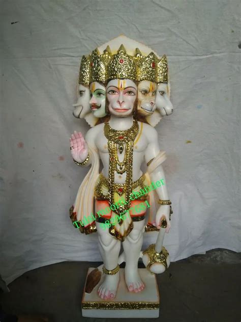 Marble Panchmukhi Hanuman Statue For Worship Size Ft At Rs