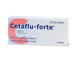 Cetaflu Forte Film Tableta Farmline