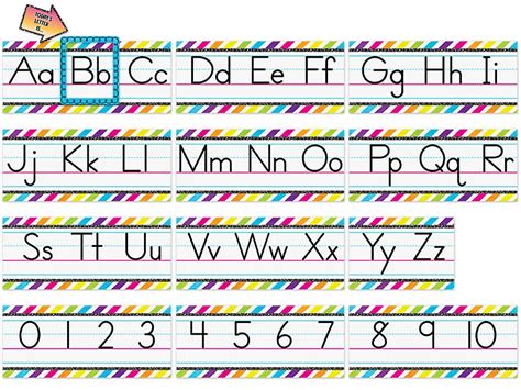 Brights 4ever Traditional Manuscript Bulletin Board Set At Lakeshore