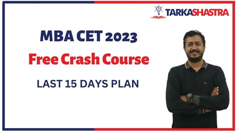 Mba Cet 2023 15 Days Plan Free Crash Course Youtube